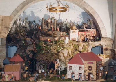 Vista principal del belén en 1986.