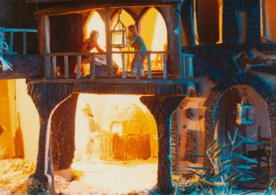 El panadero en el horno en 1983.