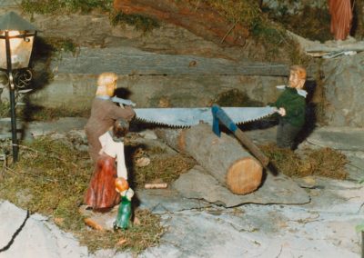 Los serradores en 1983.