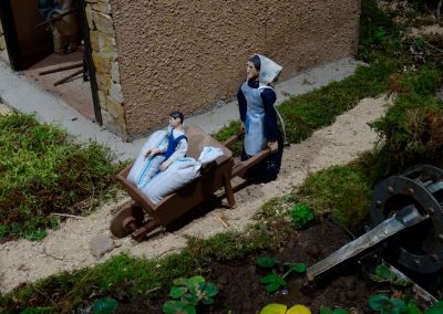 Mujer con el carretillo en 2015.