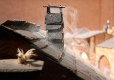 Humo en la chimenea en 2013.