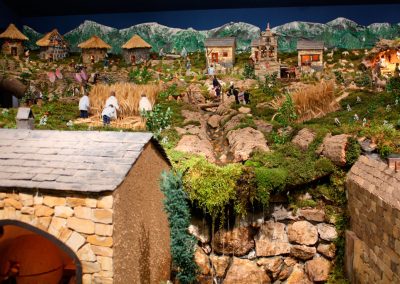 Segadores de trigo junto al río en 2009.