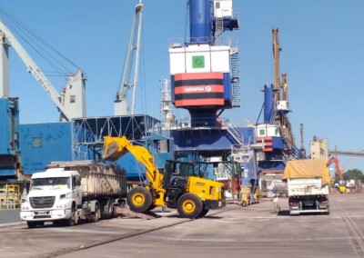 Avanzan obras de infraestructura en los puertos fluviales de San Nicolás y San Pedro