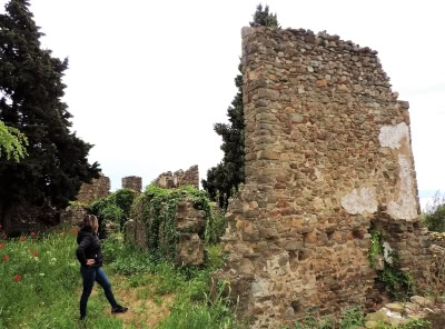 An ancient Greek Monastery in the middle of the vines at Melen