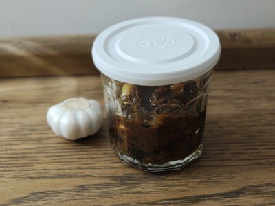 Pulikaachal in glass container