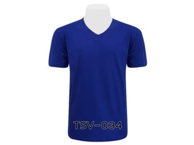 เสื้อยืด คอวี