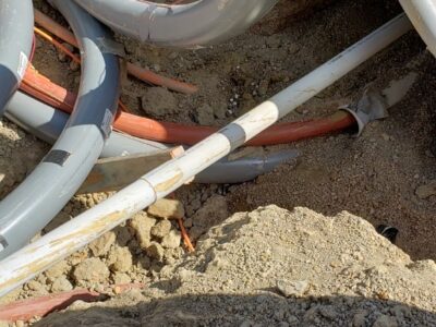 Underground conduit installed for a Colorado electrical contractor