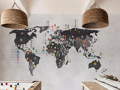 MAPA ESCUDOS FUTBOL - Imagen 3