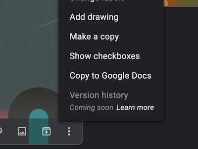 Google-Keep-Version-History
