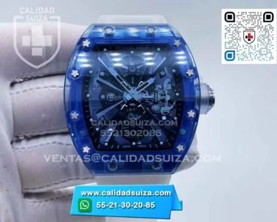 Richard Mille 12-01 Azul 44mm