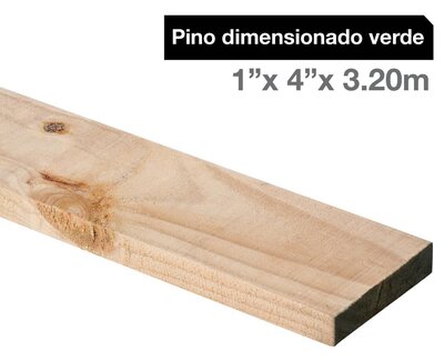 Pino Bruto 1X4X3.20Mts