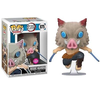 Figurine Funko Pop / Inosuke Hashibira N°875 / Demon Slayer / Flocked Funko Spécial édition Figurine Funko Pop / Inosuke Hashibira N°875 / Demon Slayer / Flocked Funko Spécial édition