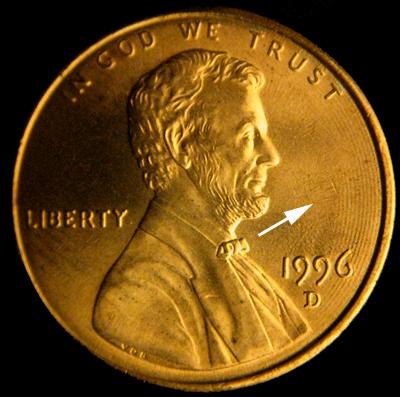 lathe rings on lincoln cent