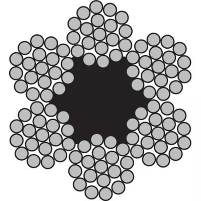 Piola De Acero De 1/2" 6X19Fc. - Imagen 2