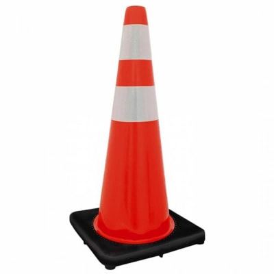 Cono De 36 Pulgadas Con Base Negra.