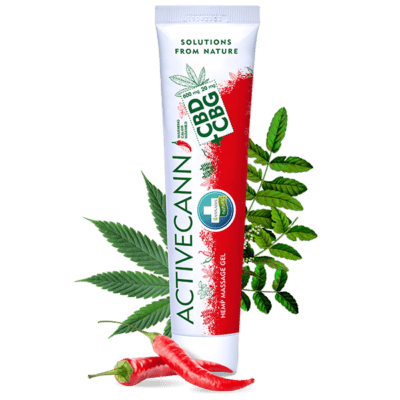 Crema efecto calor CBD CBG Activecann masaje ANNABIS