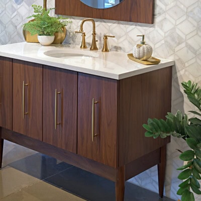 Mid Century Bertch Vanity