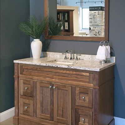 Walnut Bathroom Vanity