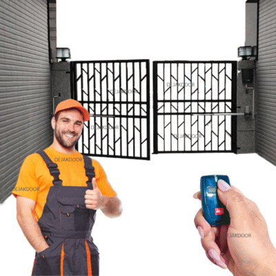 نصب درب ریموتی پارکینگ