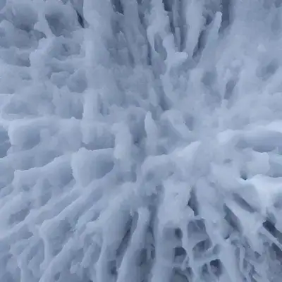 Desescarchando Hielo que se derrite