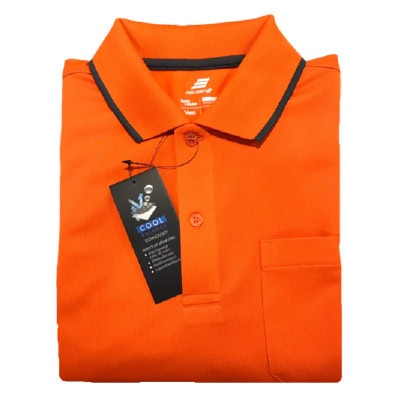เสื้อโปโลสีส้ม Cool balance PGS - Image 2