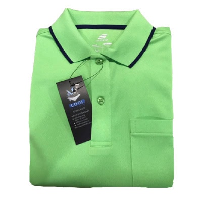 เสื้อโปโลสีเขียวตอง Cool balance PGS - Image 2