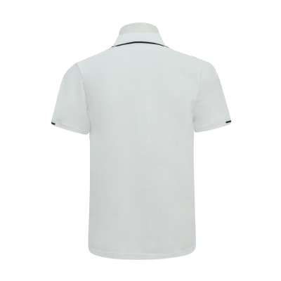 เสื้อโปโลสีขาวขลิบดำ EG Polo - Image 7