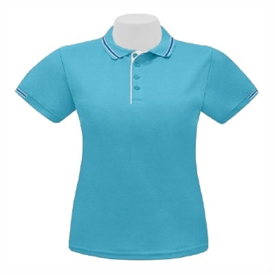 เสื้อโปโลสีฟ้ามิ้น EG Polo - Image 6