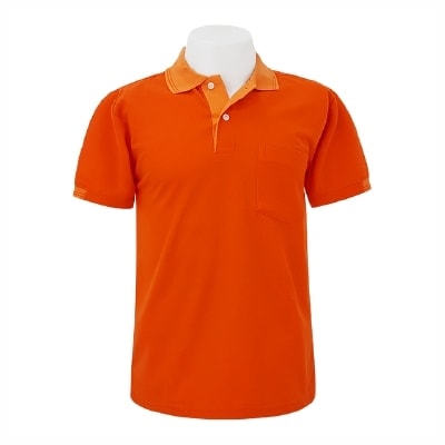 เสื้อโปโลสีส้มเข้ม MN Polo - Image 3