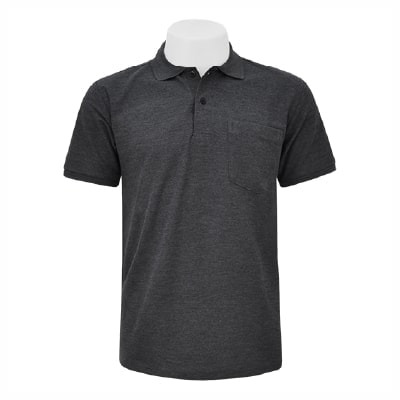 เสื้อโปโลสีเทาท็อปดำ MN Polo - Image 3