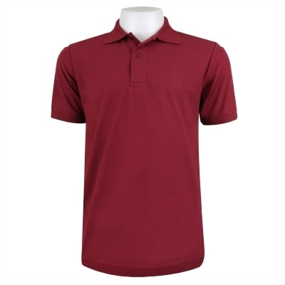 เสื้อโปโลสีแดงเลือดหมู TG Polo - Image 6