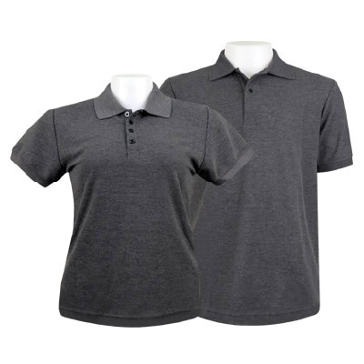 เสื้อโปโลสีเทาเข้ม TG Polo