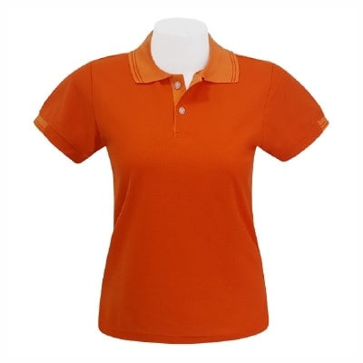 เสื้อโปโลสีส้มเข้ม MN Polo - Image 2