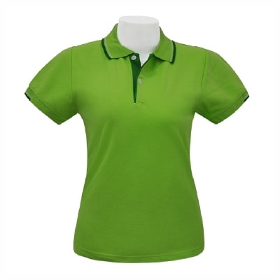 เสื้อโปโลสีเขียวตอง MN Polo - Image 2