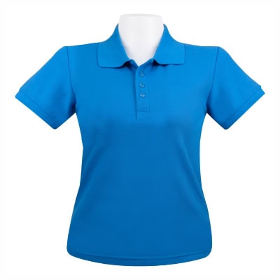 เสื้อโปโลสีฟ้าทะเล TG Polo - Image 4