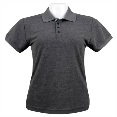 เสื้อโปโลสีเทาเข้ม TG Polo - Image 4