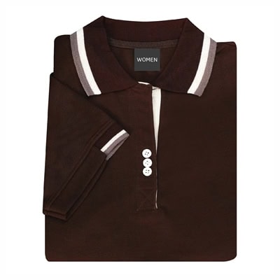 เสื้อโปโลสีน้ำตาลเข้ม NU Polo ผ้า TK Ring หนานุ่ม สวมใส่สบาย - Image 5