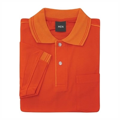 เสื้อโปโลสีส้มเข้ม MN Polo - Image 6