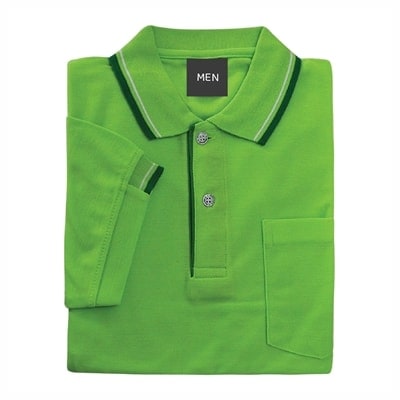 เสื้อโปโลสีเขียวตอง MN Polo - Image 6