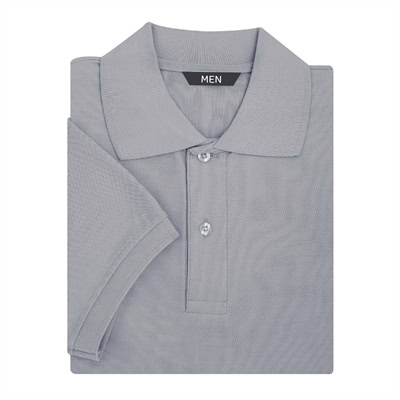 เสื้อโปโลสีเทาอ่อน TG Polo - Image 3