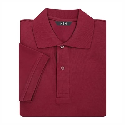เสื้อโปโลสีแดงเลือดหมู TG Polo - Image 3