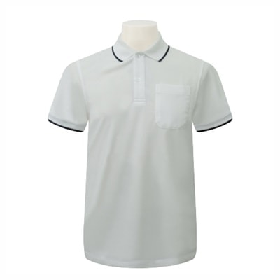 เสื้อโปโลสีขาว Cool balance
