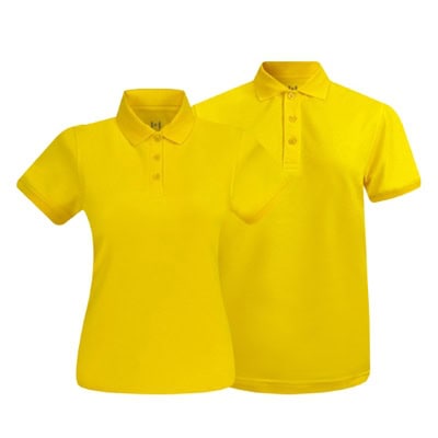 เสื้อโปโลสีเหลือง Dry Tech - MOS Polo