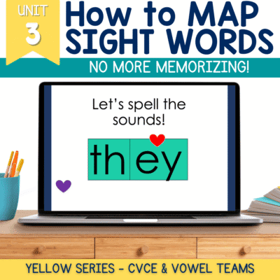 Science of Reading Sight Words - Unit 3 (Includes Heart Words)