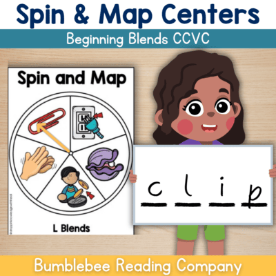 Word Mapping with Spinners (CCVC) - Beginning Blends