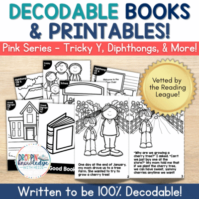 Decodable Adventures Series - 100% Decodable Books & Activities - UNIT 5 Tricky Y