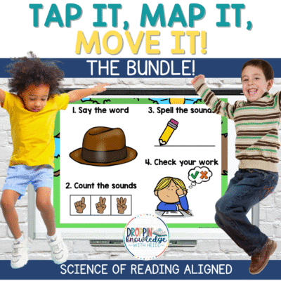 Word Mapping -CVC BUNDLE -Orthographic Mapping with Movement!