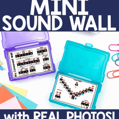 Mini Sound Wall for Task Card Boxes (REAL PHOTOS)