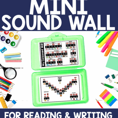 Mini Sound Wall for Task Card Boxes (CLIPART)