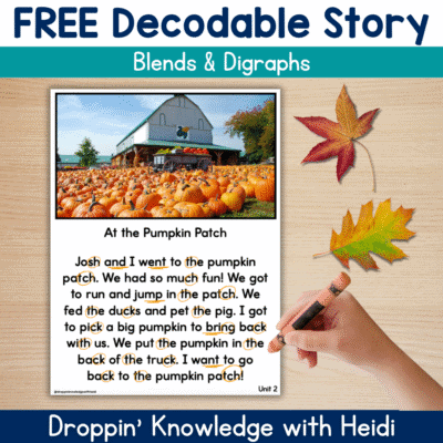 Decodable Short Story with REAL Photos - FREE SAMPLE